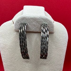 Vintage Sterling Silver Earrings